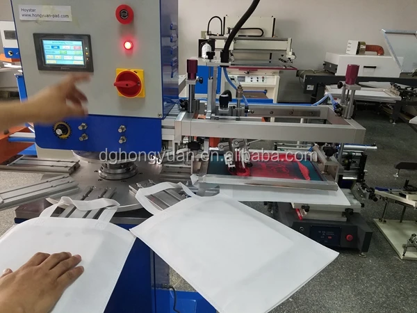 2 color silkscreen automatic octopus printing machine for paper bag/t shirts/swim cap