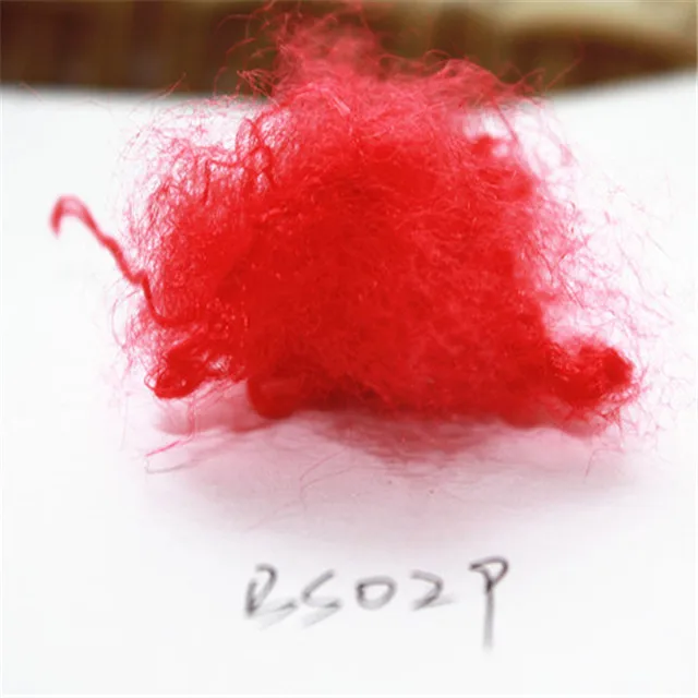 
GRS certified Recycled Polyester staple fiber black fiber 1.5D38MM 