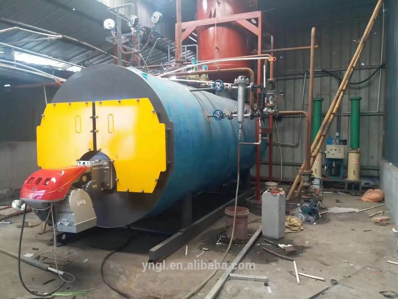 1-20ton PLC control oil fired steam boiler for tomato sauce factory