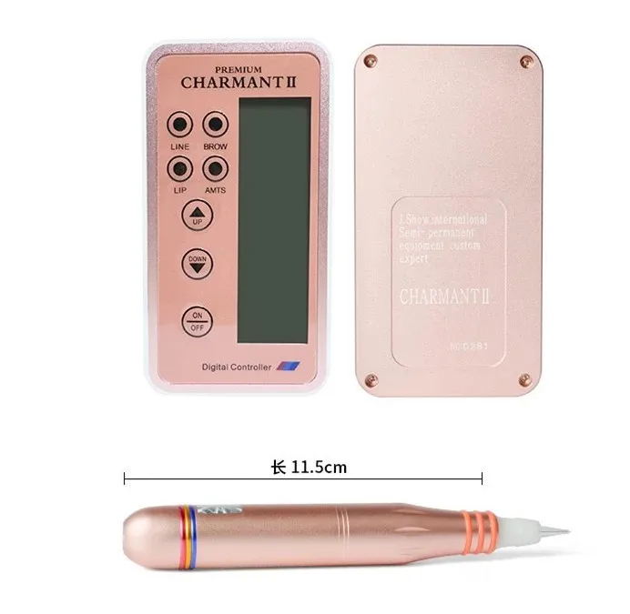 2020 NEW Permanent Digital Charmant Tattoo Makeup Tattoo Machine Pen for Golden Color permanent make up machine