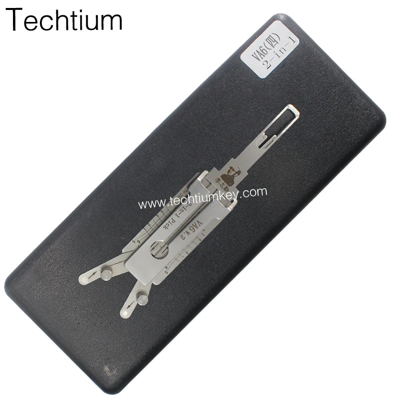 Original Lishi  VA6 lock pick and decoder  together  2 in 1 genuine with best quality for Peugeot