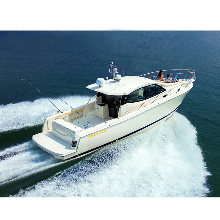 OCEANIA 45WA Luxury Sport fishing boat fiberglass  cabin yacht with outboard or  inboard version support for custom