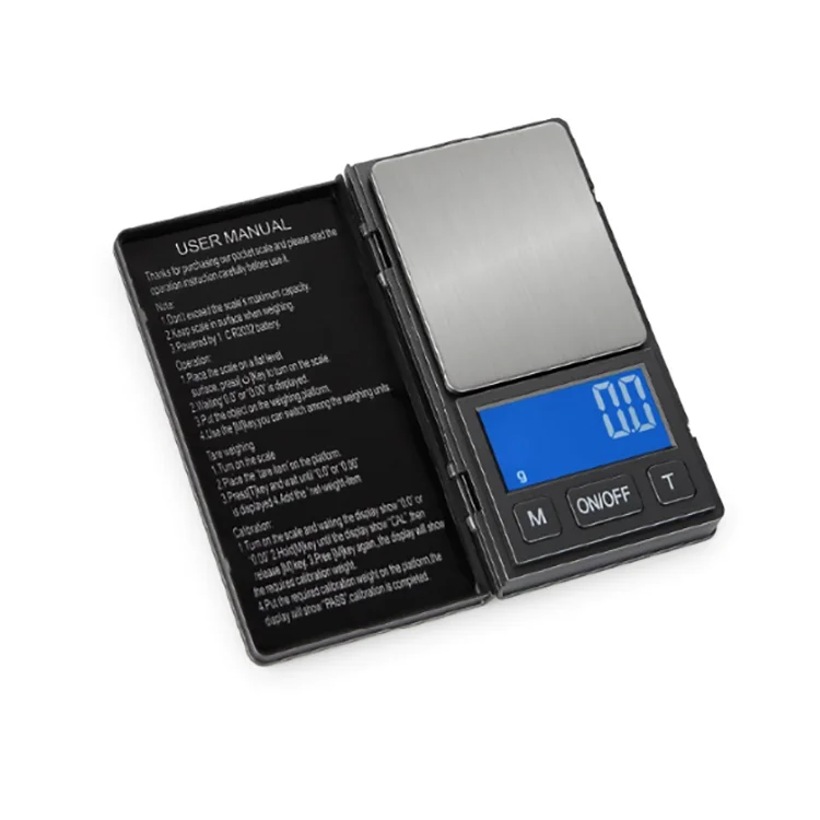 Notebook digital jewelry scale digital notebook pocket scale P258