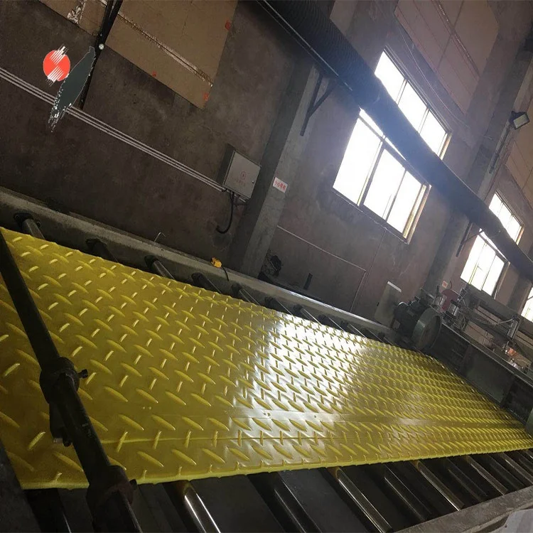 heavy equipment mat ground traction mats/hdpe construction road mat/track mat hdpe crawler road mats crane floor mat