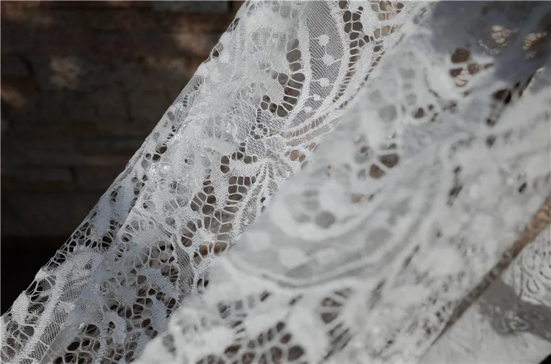 Women Clothes 2019 Summer Beach Dress Tunic Sexy See Through White Lace Long Sleeve Belted Wrap Dress Robe De Plage Sarong