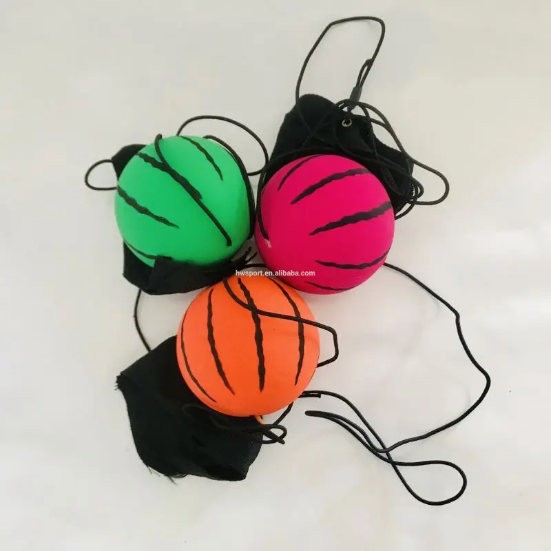 wholesale cheap natural rubber material yoyo balls promotional 60mm round bungee stress ball golf shaped tether ball dog toys