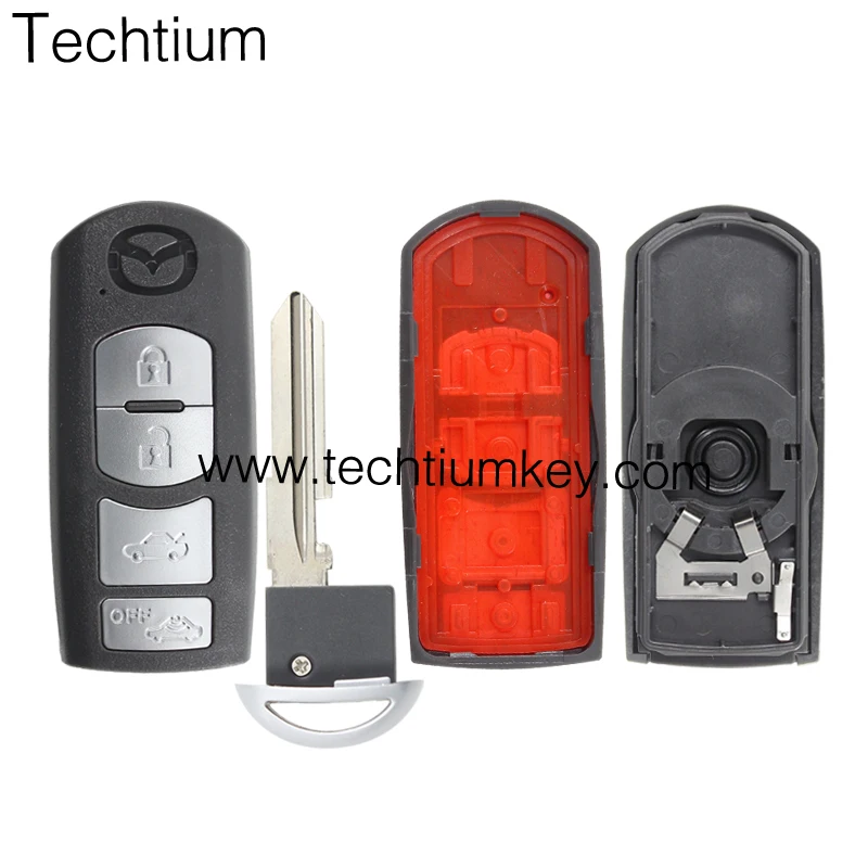 Remote Control Car Key Shell Case Cover for Mazda 3 6 2014 2015 2016 2017 2018