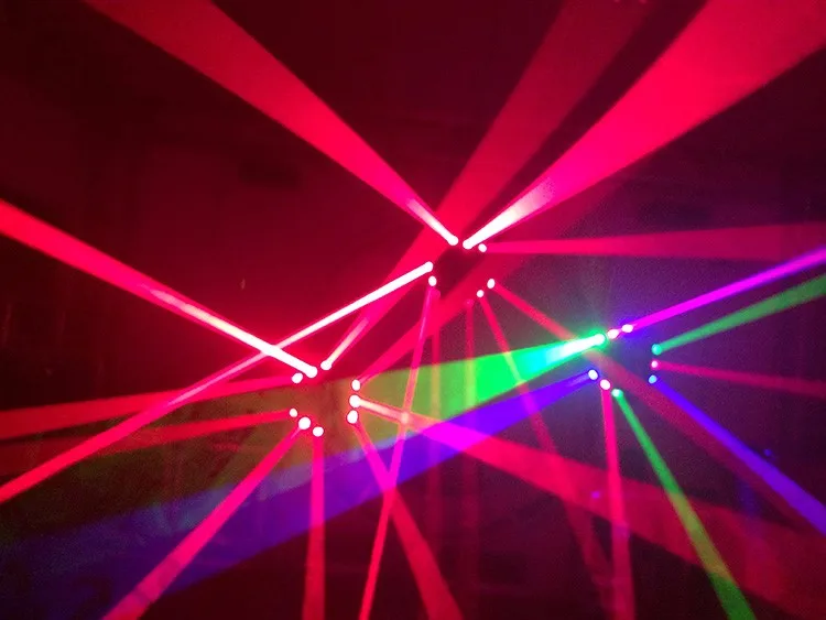 Dj lights equipment beam 9 eyes spider rgb spider movinghead stage laser light DMX full color for party events wholesale
