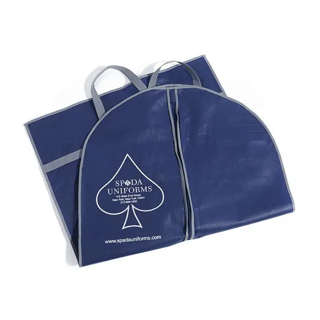 High quality personalized foldable reusable multiple custom dress garment jacket suit bags for uniforms