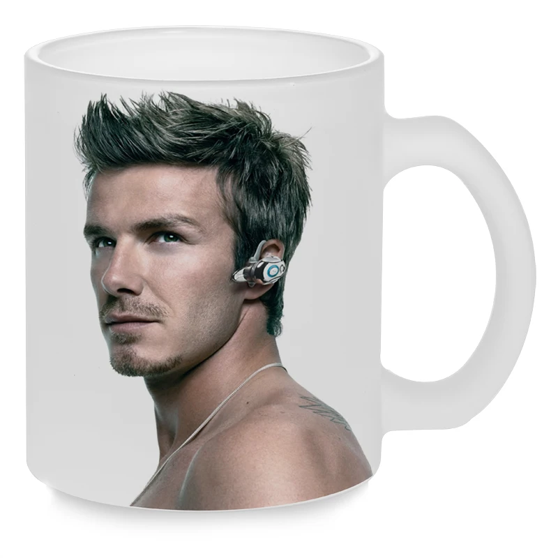 Rubysub M005 Hot Selling Sublimation Frosted Glass Mug High Quality 11oz Round Handle Glass Cup