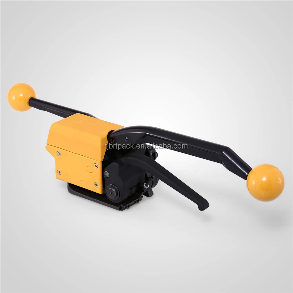 A333 Hand Iron Metal strip Strapping Machine sealless manual steel Pipe banding strapping tools