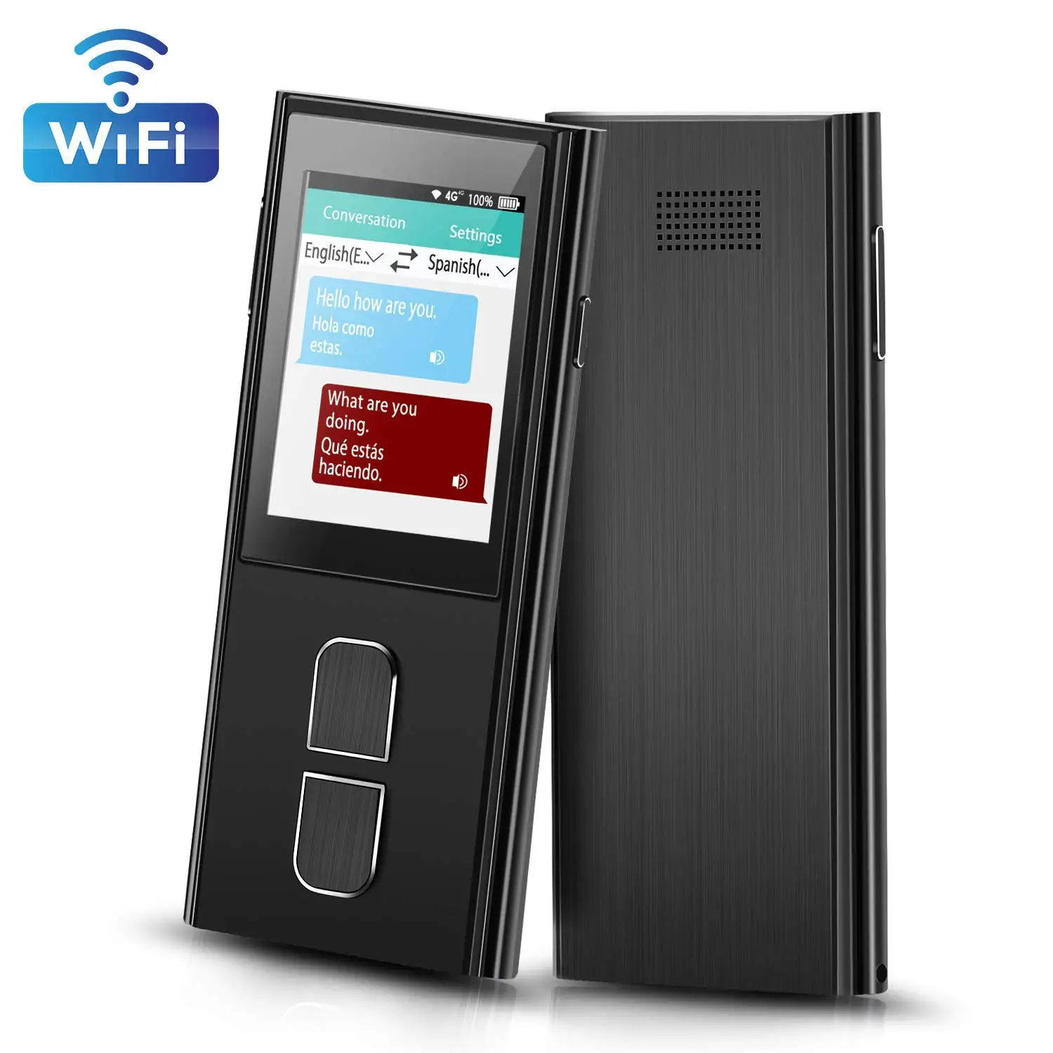 Переводчик языковое устройство электронный для путешествий Бизнес Торговый встреча переводчик устройство