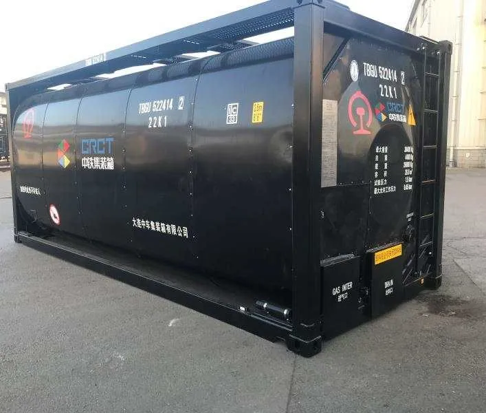 
ASME, IMDG, ADR, CSC, ISO 20 feet railway asphalt tank container 
