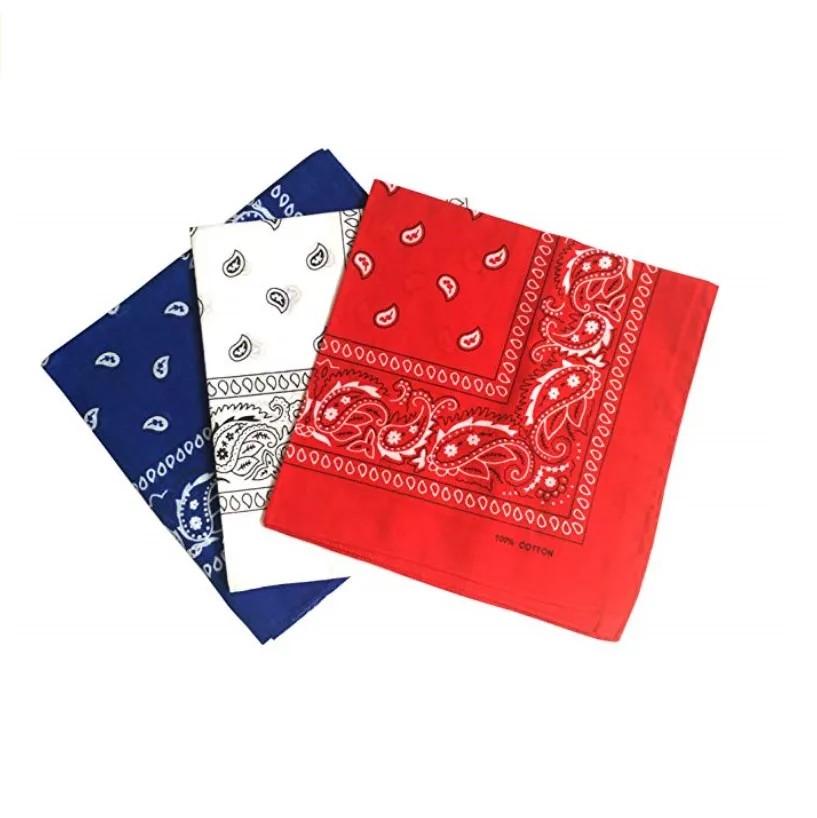 Cheap custom printing hairband customized logo durags cotton bandana