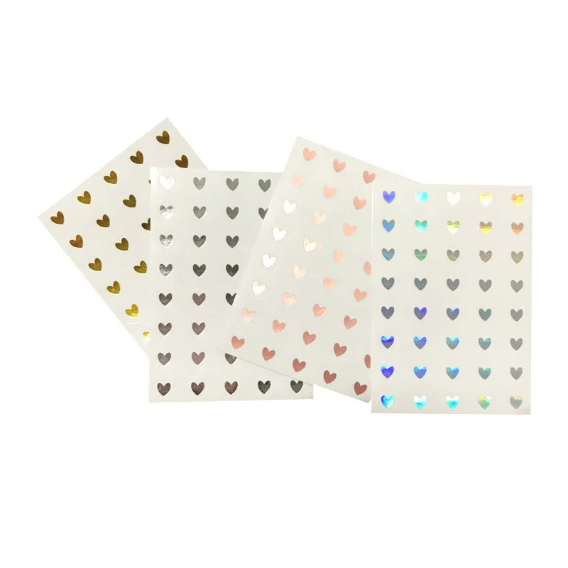 Индивидуальный виниловый прозрачный лист-наклейка из золотой