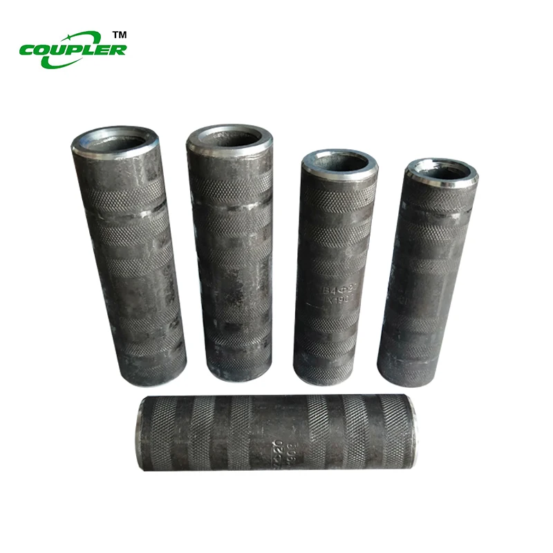 Cold extrusion press crimping rebar sleeve coupler