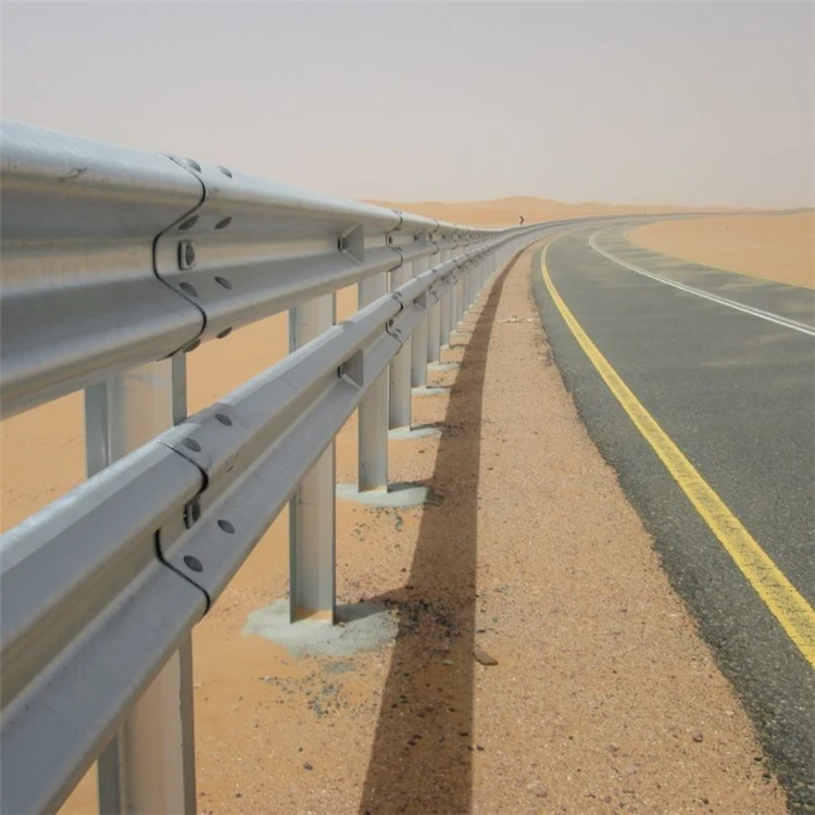 High quality hot sale traffic high security galvanize two waves guardrails safety barrier