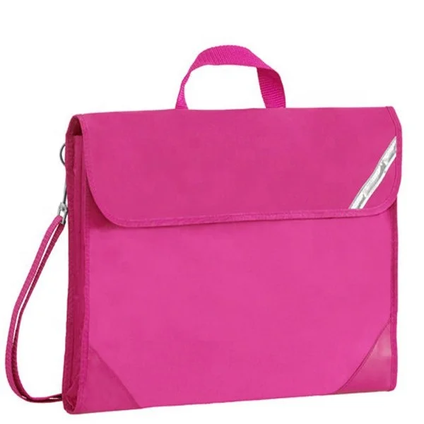 School Students Library Book Bag with Handle Holder and Sling Shoulder Strap