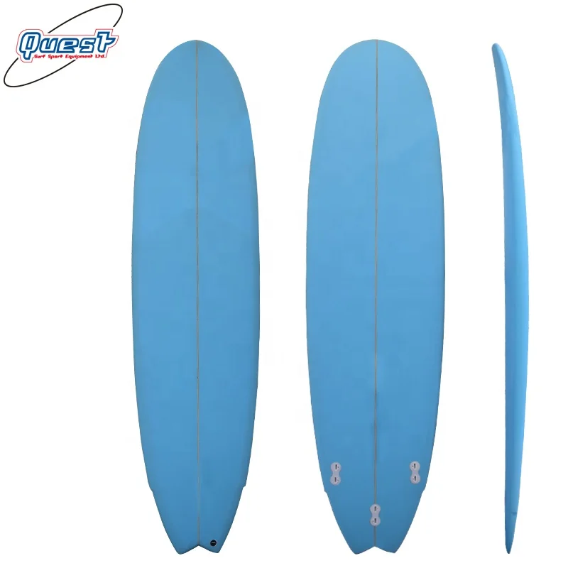 Fish Tail Surfboard Foam Fiberglass Mini Surfboard For Surfing
