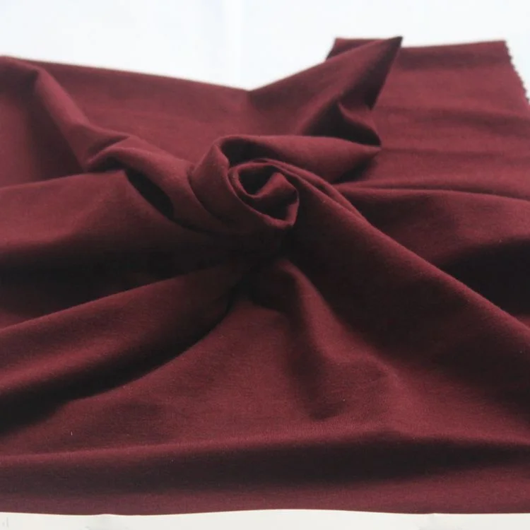 
high quality tencel recycled polyester elastic single jersey fabric for underwear 