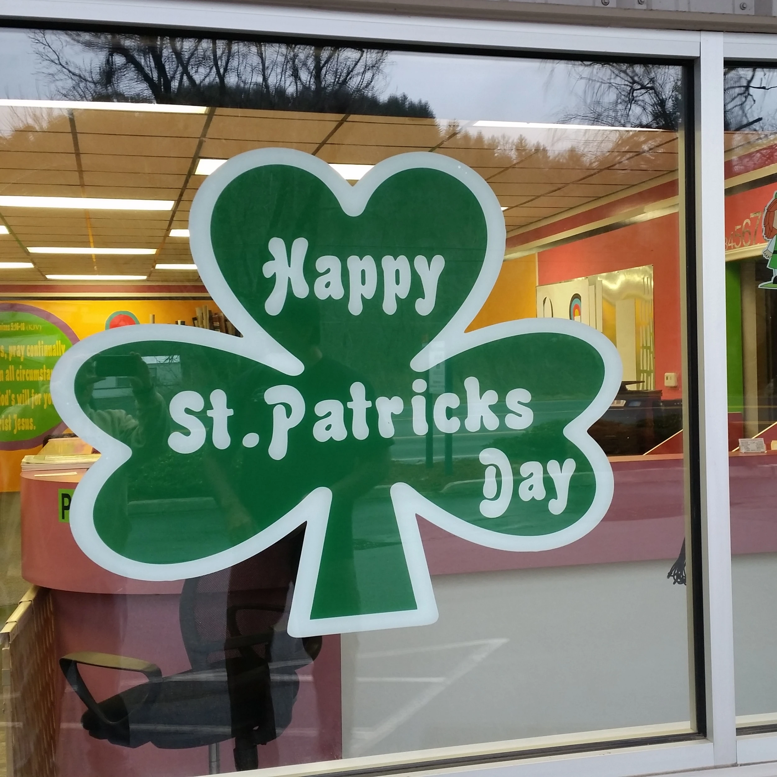 Custom Advertising Vinyl Decal Outdoor Shop Window Reverse Sticker