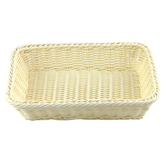 China PP Plastic Rattan Bread Basket - Hollow Rattan Basket