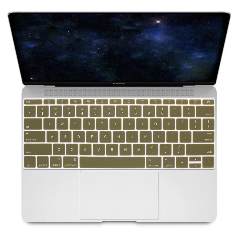 
Colorful Tablet Soft Silicone Keyboard Protector Cover For Macbook Pro 13 Air 15 With Touch Bar 