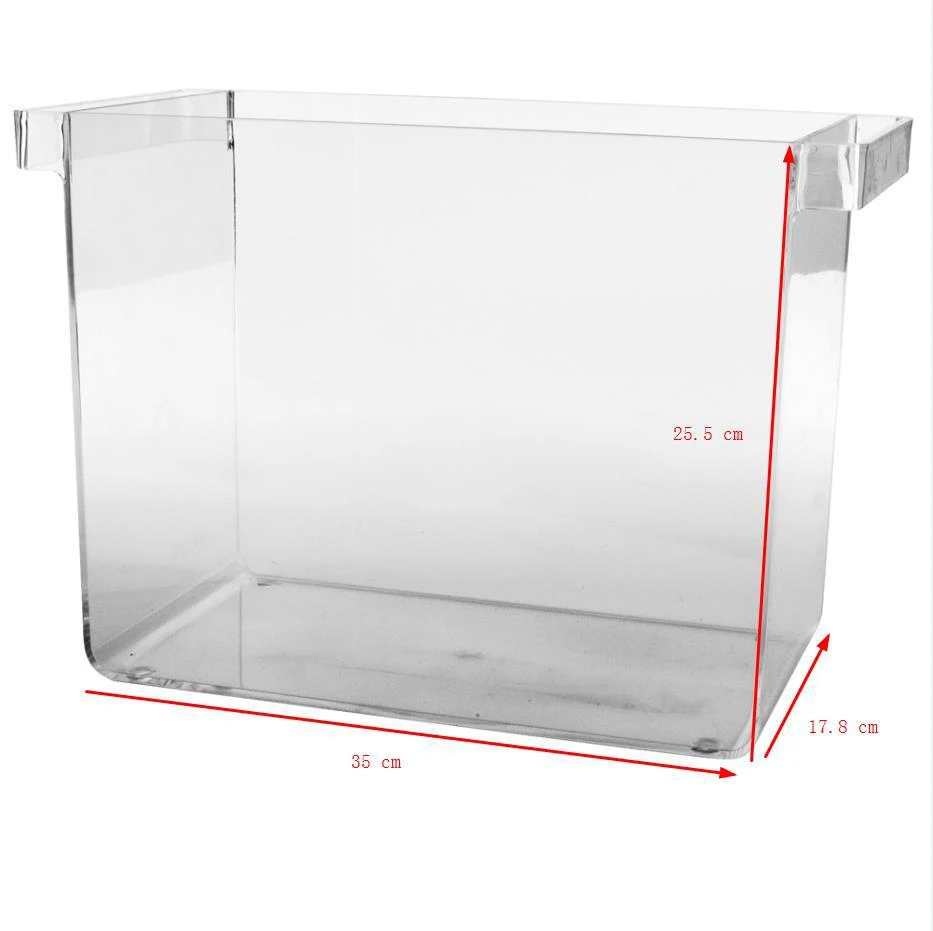 Customize Plastic Hanging File Box Organizer File Folder Organization with Handle Office supplies