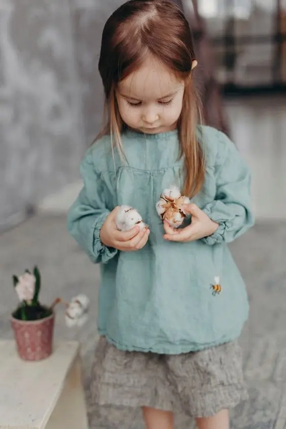 
CONICE NINI adorable pink baby outfit organic cotton girl dress dropshipping clothing 