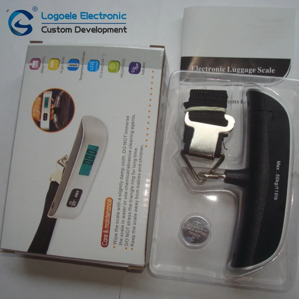Strap load cell travel hanging electronic portable luggage digital weighing weight luggage scale