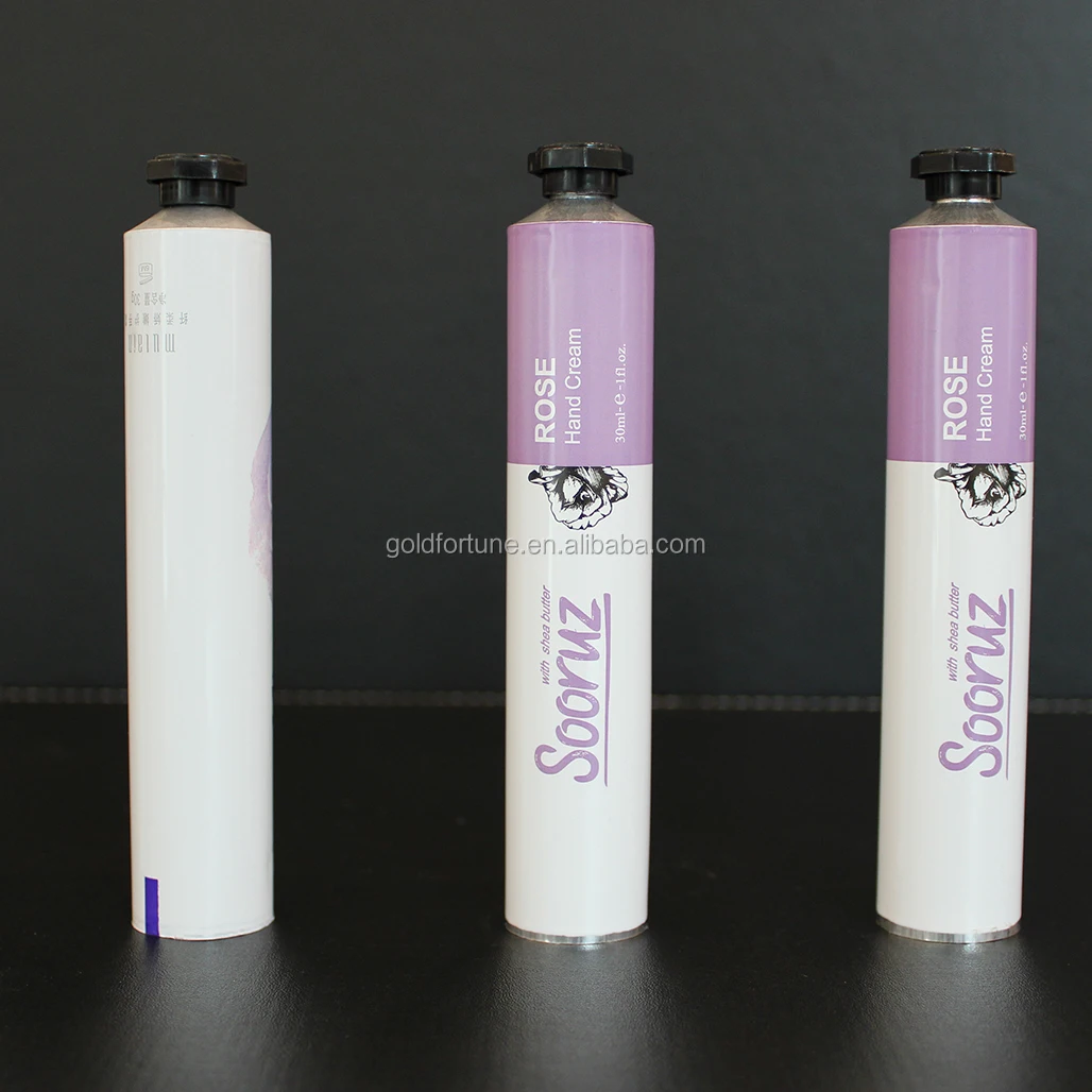 100ml Empty Paints Collapsible Aluminium Tube with octagonal cap