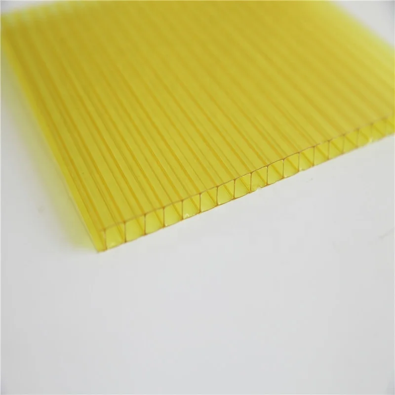 8mm twin wall polycarbonate roof sheets/plastic polycarbonate roof panels