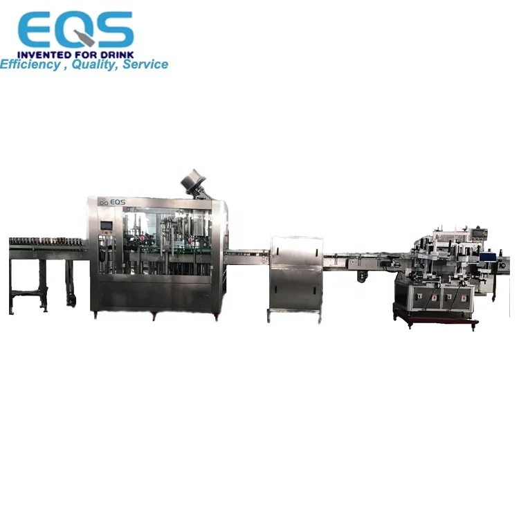 Small Capacity 1000BPH Complete Beer Bottling Production Line With Low Oxygen Content