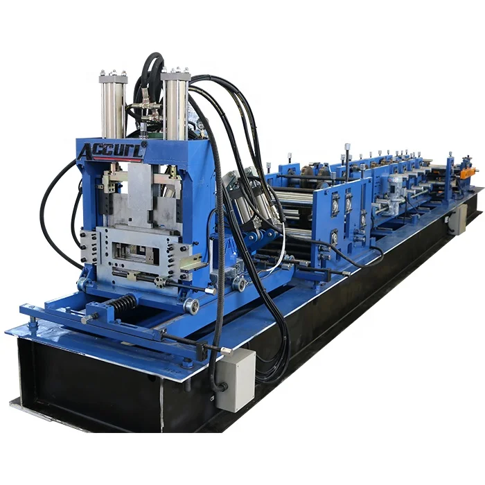 C80-300 c and z purlin channel steel section roll forming machine