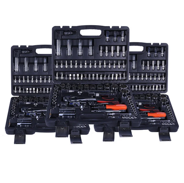 
Hot Sale 94 Pcs Precision Universal Ratchet Wrench Socket Tool Sets 