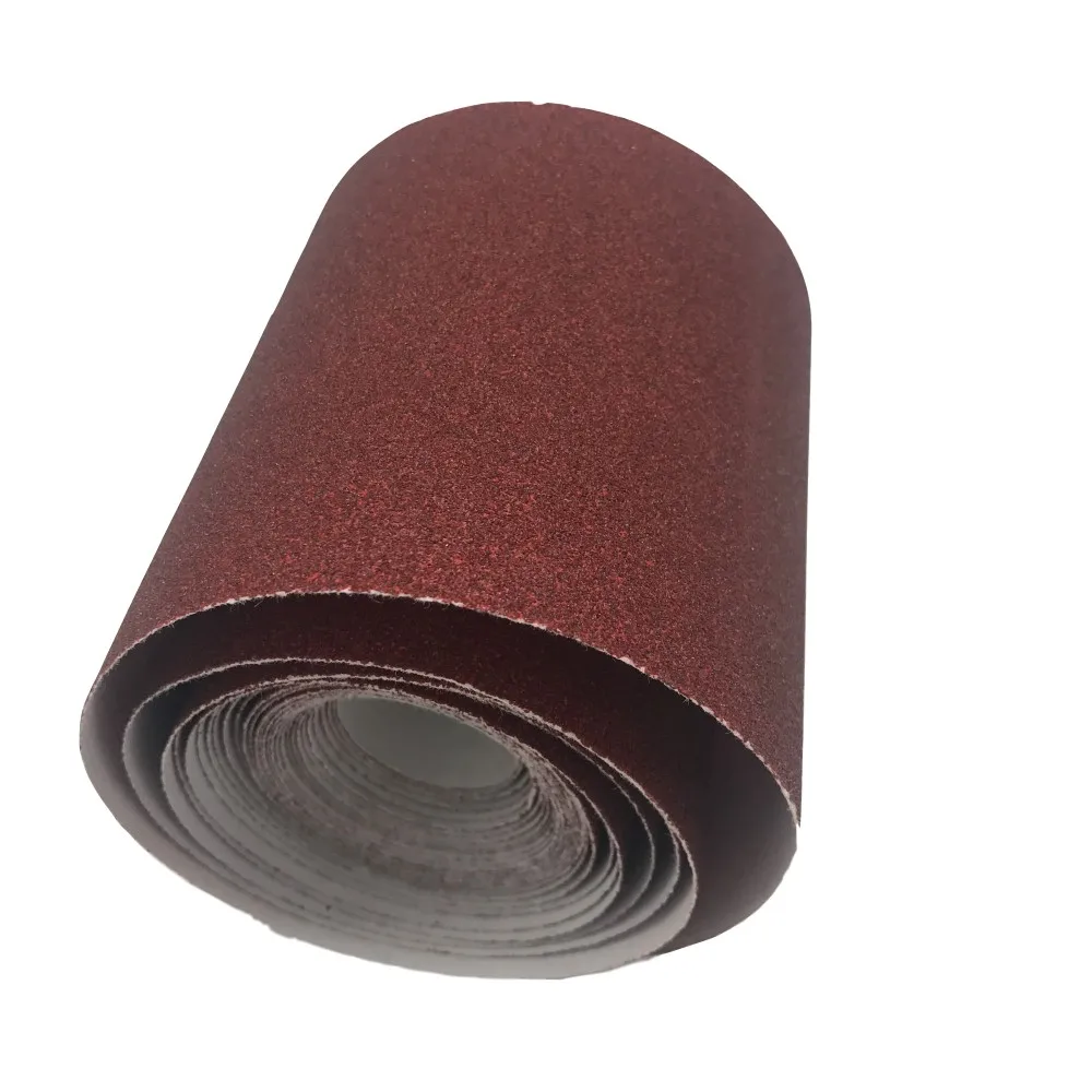 SHARPNESS Power Tool Accessories Red AO Aluminum Oxide Abrasive Dry Sand Paper Jumbo Roll 1.4mx50m for Wood/Dry Wall/DIY Market