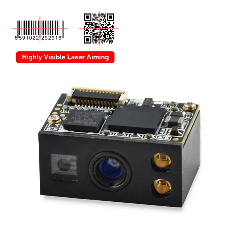 TTL-232/USB интерфейс лазерный Экспресс мини OEM 1d 2d сканер штрих-кода модуль