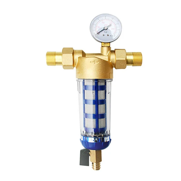 1/2inch 3/4inch Brass pre filter valve with/without manometer