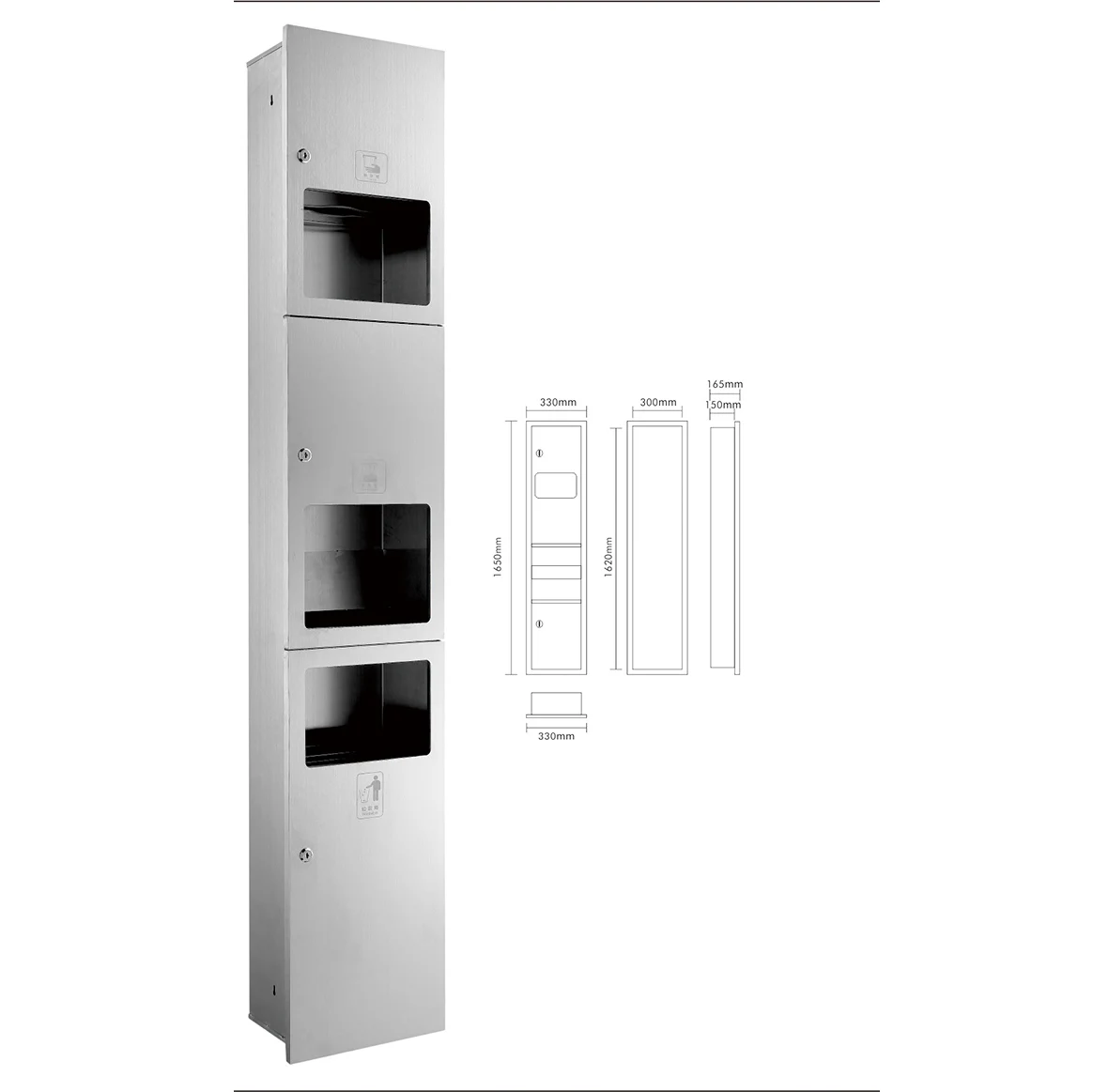 HomeTech оптовая продажа диспенсер для бумажных полотенец и настенная розетка отходов