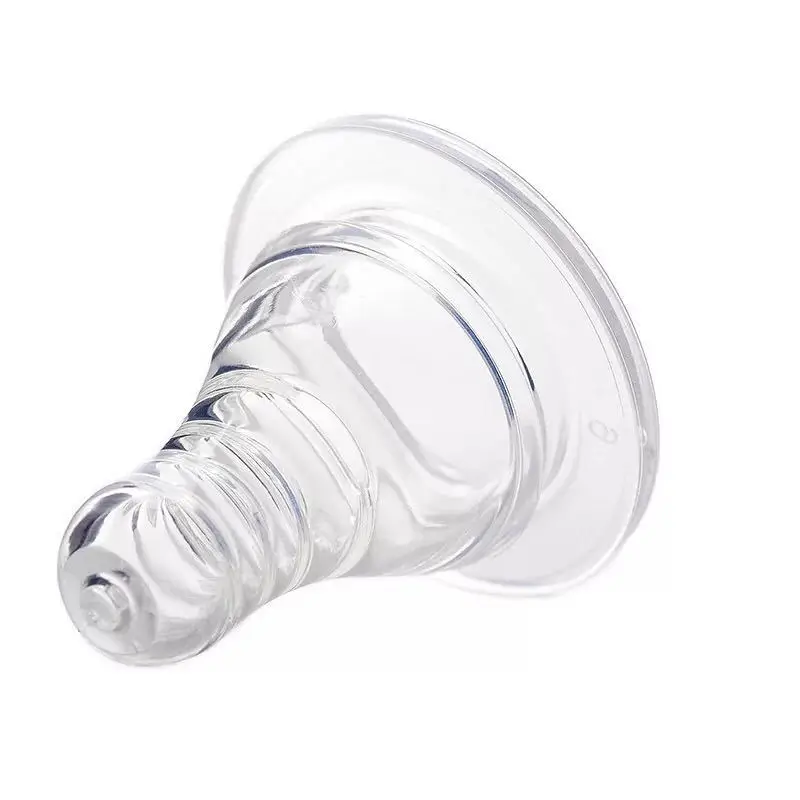 Natural Soft Silicone Pacifier Nipple Replacement Feeding Milk Bottle Standard Size for Infant Baby Nipple