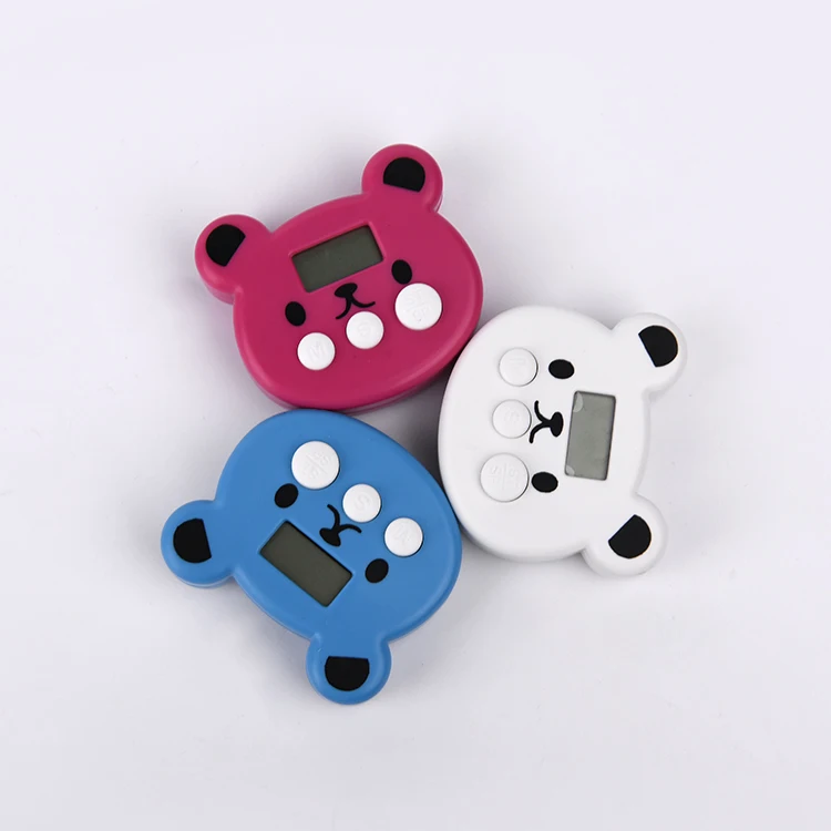 Индивидуальный Логотип, новый дизайн, вибрирующий цифровой кухонный таймер в форме животного