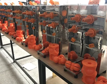 Commercial Juicer Extractor Machine Stainless Steel  Automatic Electric Orange Lemon  with Orange