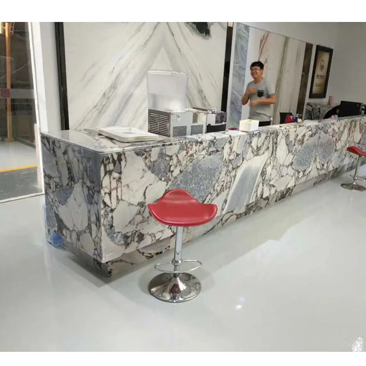 Chinese Galaxy Blue Exotic Marble Slab For Tiles And Countertops With Good Price