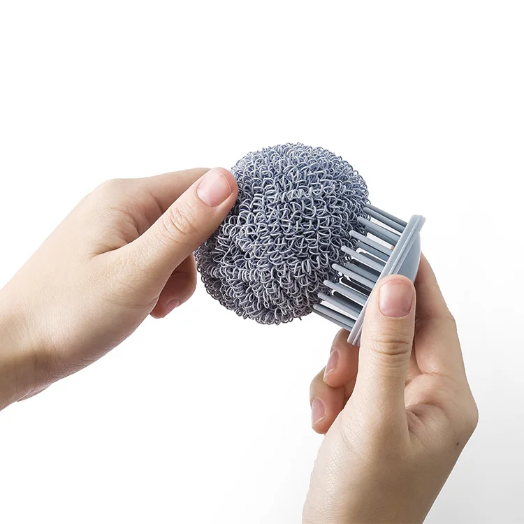 PP Polyester Fiber Plastic Small Kitchen Dish Sink Wash Cleaning Washing Scrub Wire Brush Kitchen Gadgets