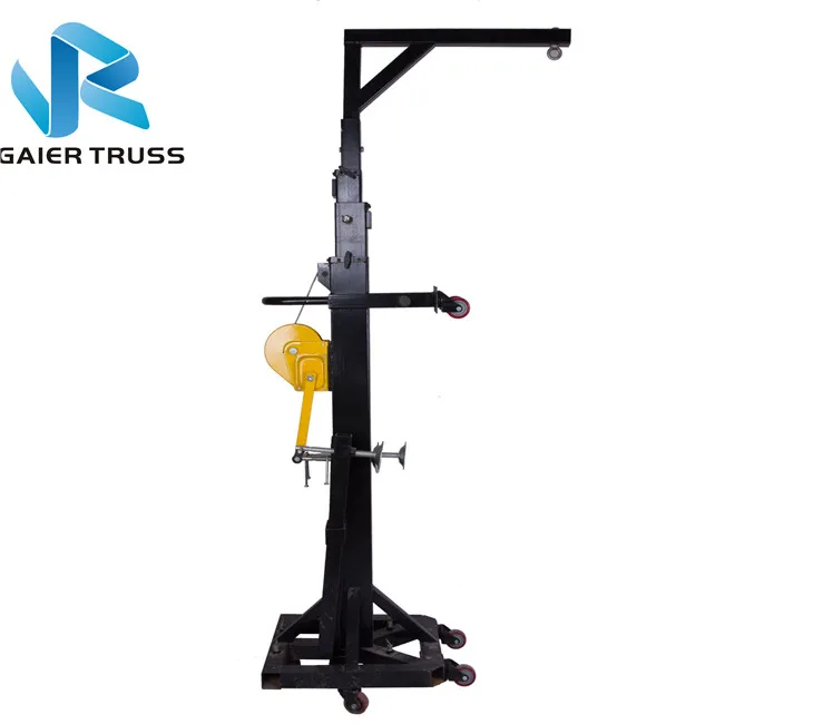 Lighting truss stand, elevator tower, lift tower truss crank