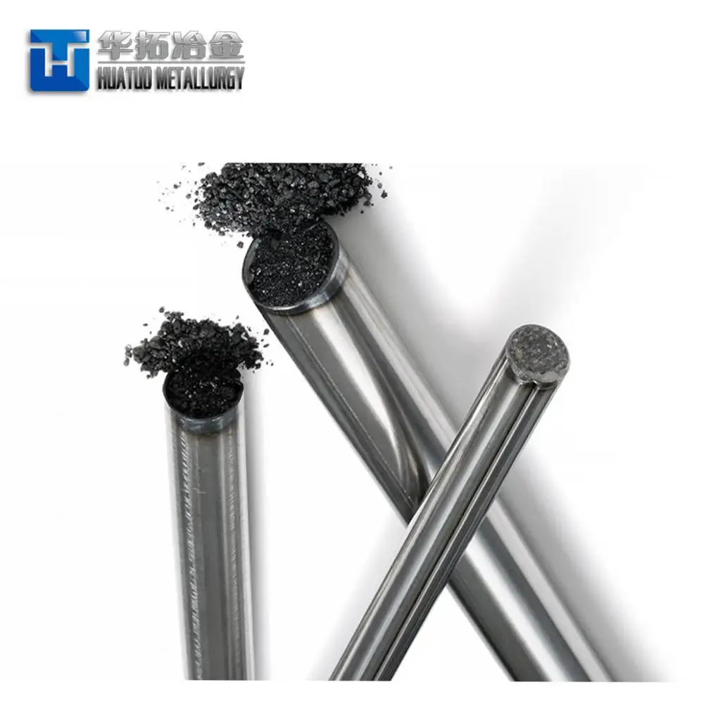 2023 Hot Sale Ferro Alloy Cored Wire for Steel Production Ferro Calcium Alloy