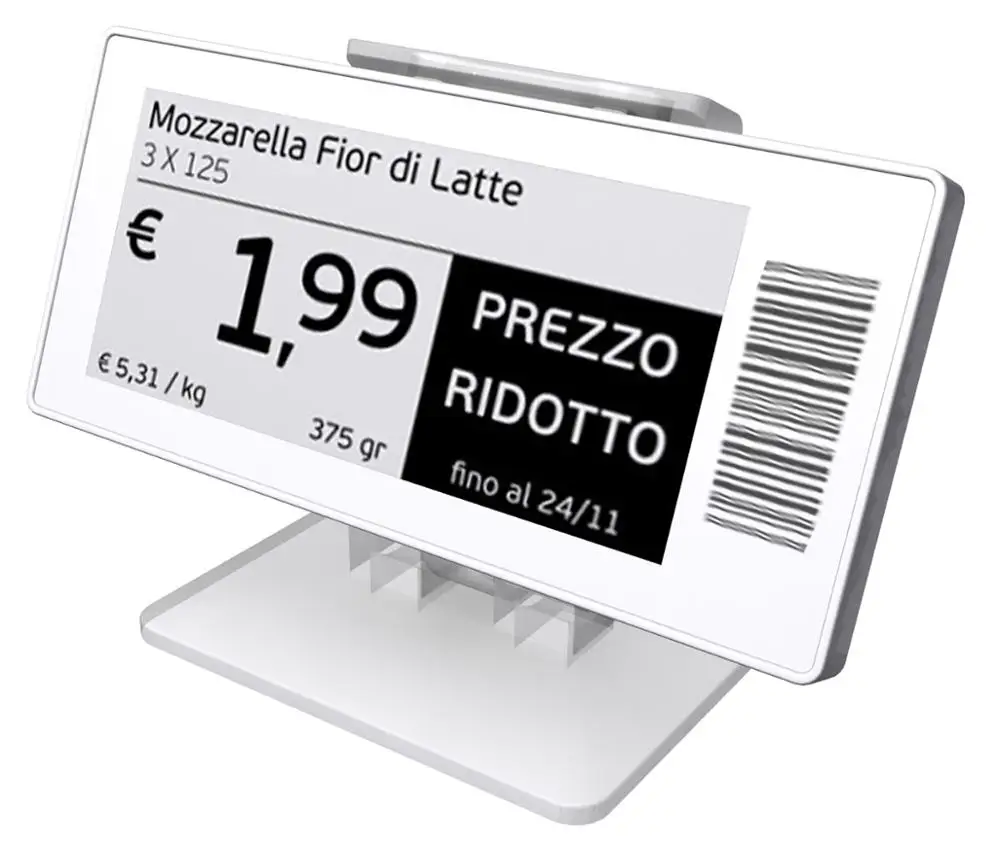 Table Stand Price Tag Holder for ESL Patented