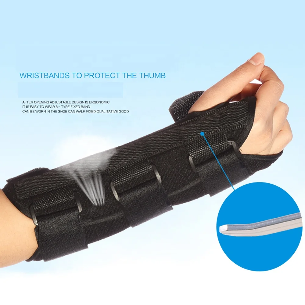 Gangsheng Adjustable Neoprene Metal Arthritis Wrist Brace Soft Splint With Thumb Spica