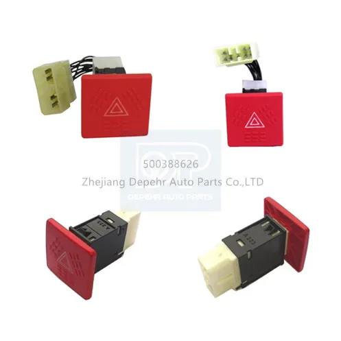 500388626 4840891 04840891 Depehr Heavy Duty European Auto Parts IVE CO Truck Electrical Lamp Warning Switch Hazard Switch