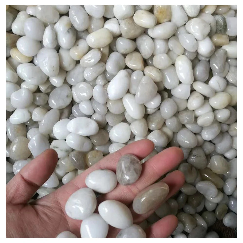 
River stone pebble floor cobble stone tile for garden swimming pool 